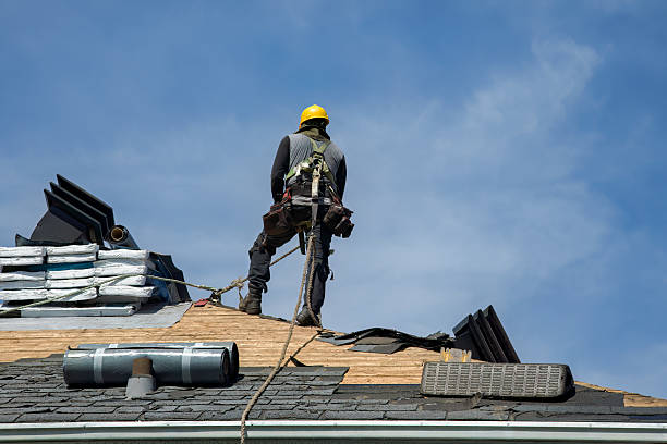 Professional Flat Roof Repair technician working in Blackwood, NJ
